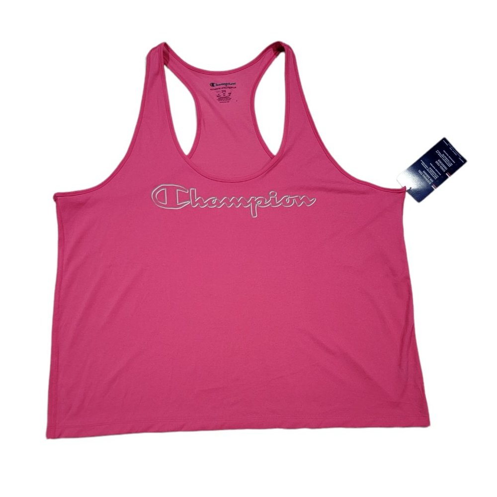 Champion Womens Scoop Neck Sleeveless Tank Top (Size US 2XL)